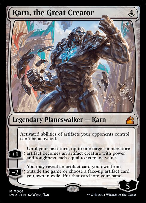 Ravnica Remastered - 1 - Karn, the Great Creator - Mythic - C - Non-foil