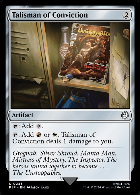 Fallout - 243 - Talisman of Conviction - Uncommon - C - Non-foil