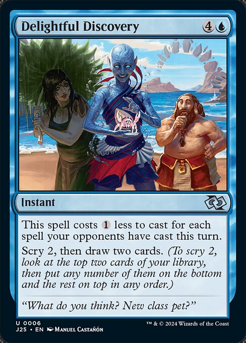 Foundations Jumpstart - 6 - Delightful Discovery - Uncommon - U - Non-foil