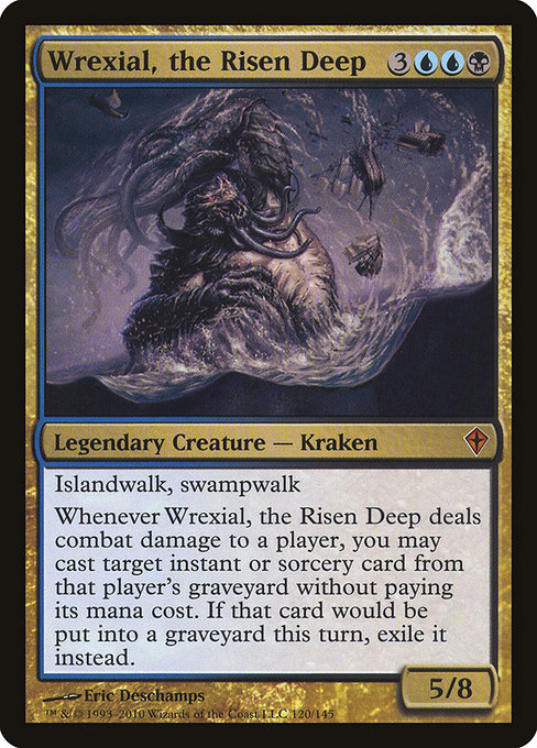 Worldwake - 120 - Wrexial, the Risen Deep - Mythic - UB - Non-foil