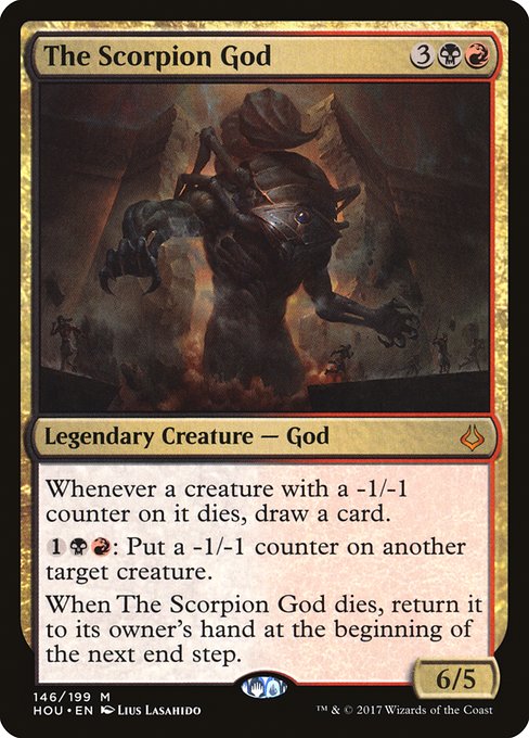 Hour of Devastation - 146 - The Scorpion God - Mythic - BR - Non-foil