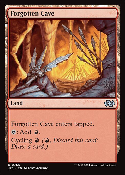 Foundations Jumpstart - 766 - Forgotten Cave - Uncommon - C - Non-foil
