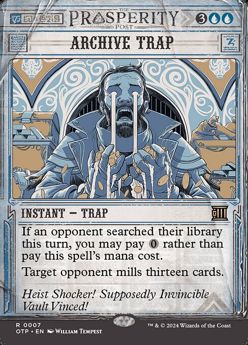 Breaking News - 7 - Archive Trap - Rare - U - Non-foil