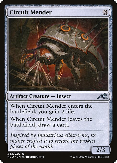 Kamigawa: Neon Dynasty - 242 - Circuit Mender - Uncommon - C - Foil