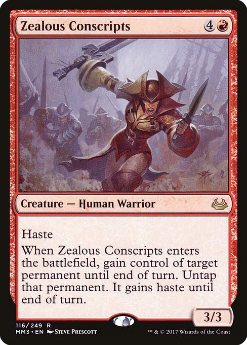 Modern Masters 2017 - 116 - Zealous Conscripts - Rare - R - Non-foil
