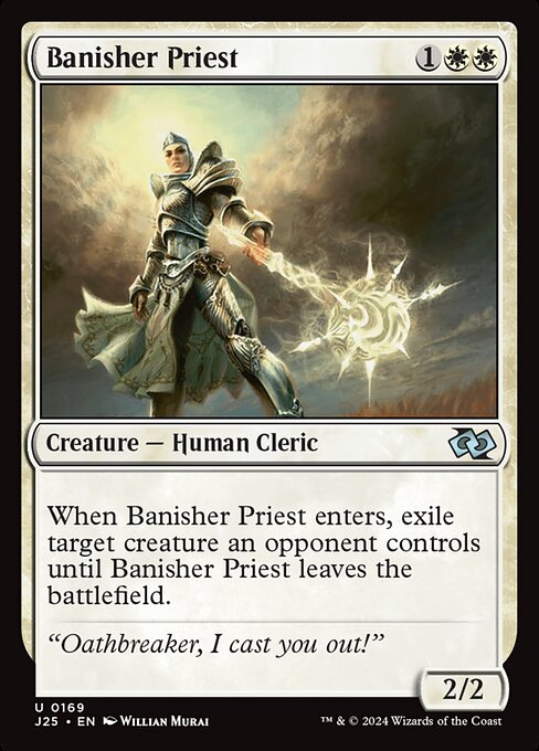 Foundations Jumpstart - 169 - Banisher Priest - Uncommon - W - Non-foil