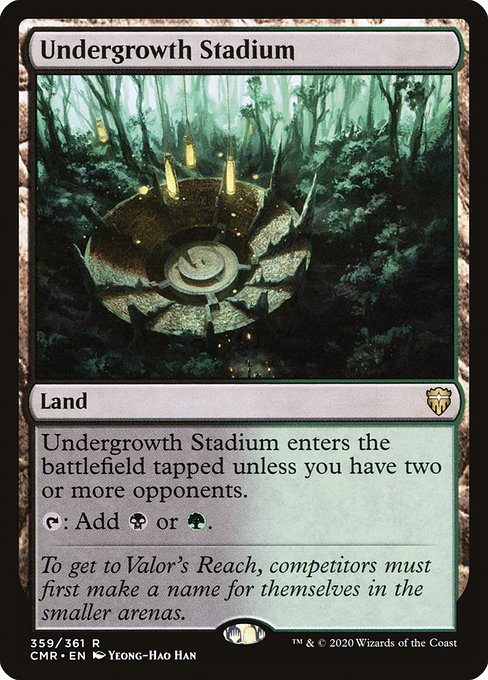 Commander Legends - 359 - Undergrowth Stadium - Rare - C - Non-foil