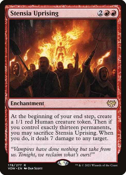 Innistrad: Crimson Vow - 178 - Stensia Uprising - Rare - R - Non-foil