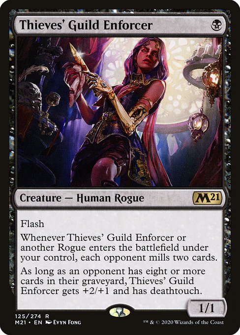Core Set 2021 - 125 - Thieves' Guild Enforcer - Rare - B - Foil