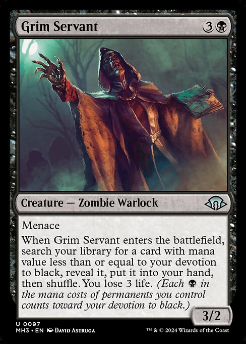 Modern Horizons 3 - 97 - Grim Servant - Uncommon - B - Non-foil