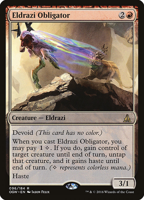 Oath of the Gatewatch - 96 - Eldrazi Obligator - Rare - C - Non-foil