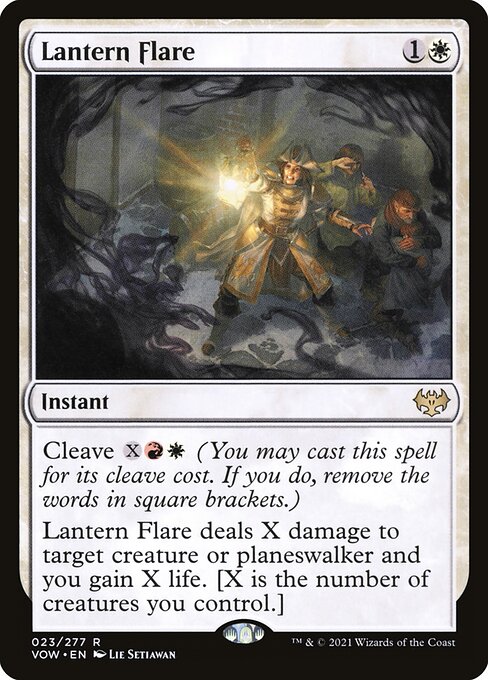 Innistrad: Crimson Vow - 23 - Lantern Flare - Rare - W - Non-foil