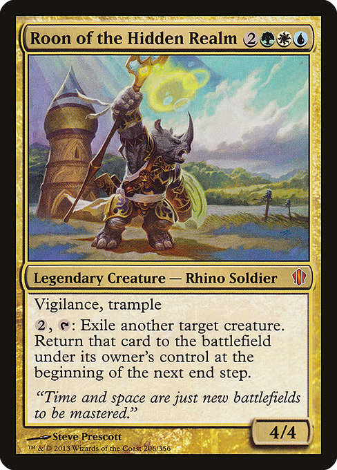 Commander 2013 - 206 - Roon of the Hidden Realm - Mythic - Multi - Non-foil