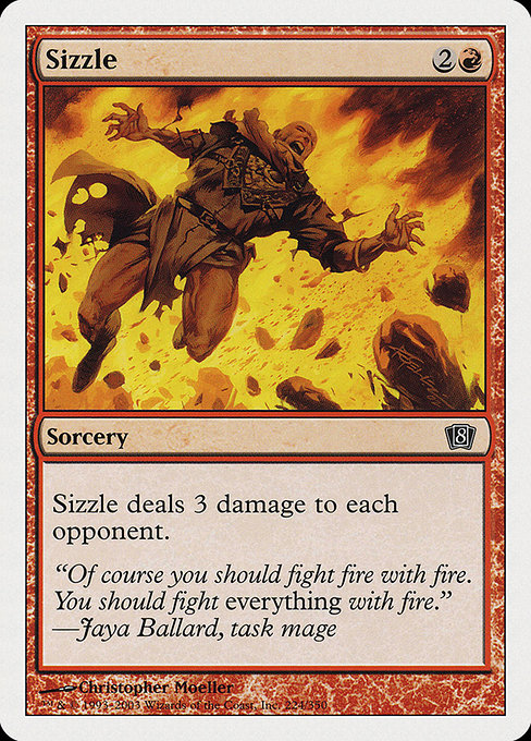 Eighth Edition - 224 - Sizzle - Common - R - Non-foil