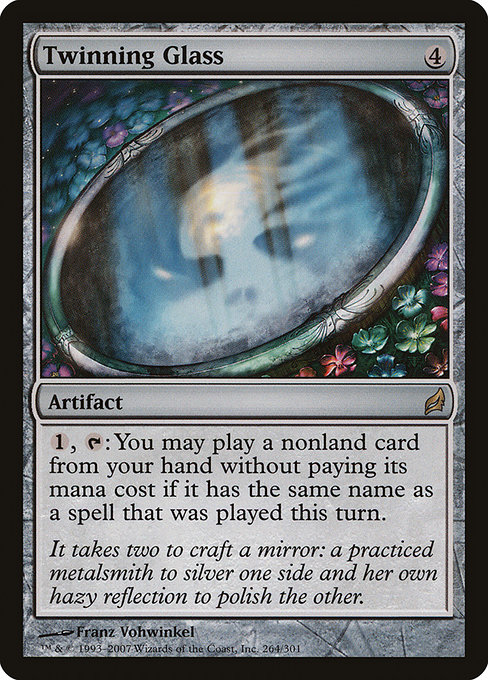 Lorwyn - 264 - Twinning Glass - Rare - C - Non-foil