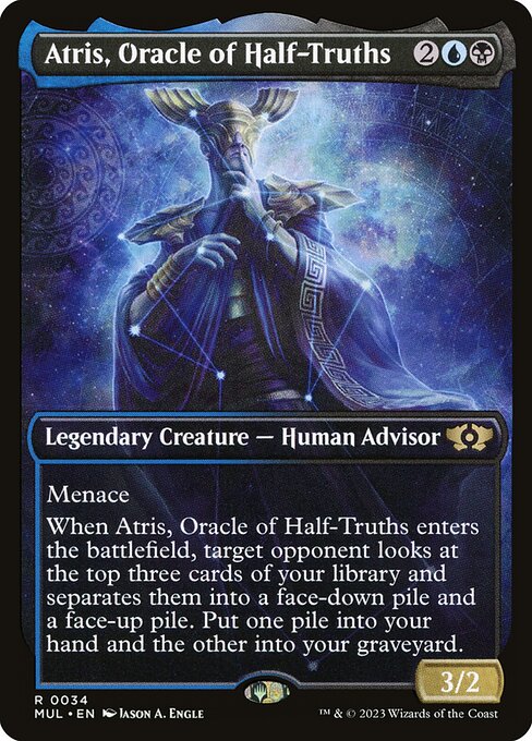 Multiverse Legends - 34 - Atris, Oracle of Half-Truths - Rare - UB - Non-foil
