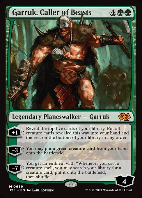 Foundations Jumpstart - 659 - Garruk, Caller of Beasts - Mythic - G - Non-foil