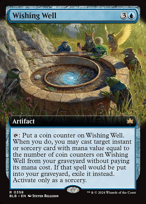 Bloomburrow - 358 - Wishing Well - Rare - U - Foil