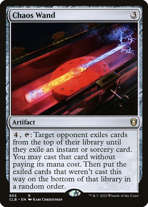 Commander Legends: Battle for Baldur's Gate - 855 - Chaos Wand - Rare - C - Non-foil