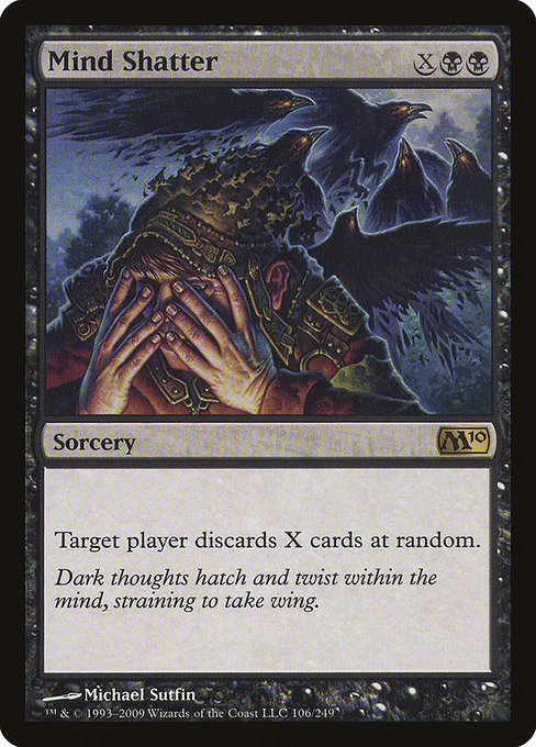 Magic 2010 - 106 - Mind Shatter - Rare - B - Non-foil