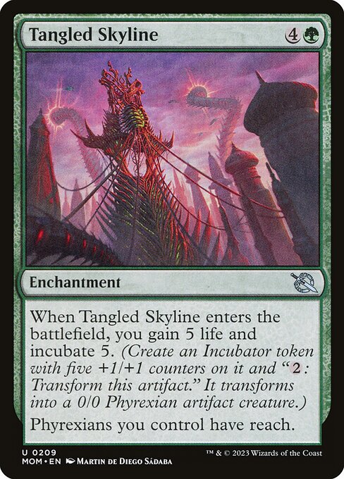 March of the Machine - 209 - Tangled Skyline - Uncommon - G - Non-foil