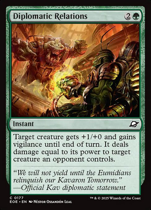Edge of Eternities - 177 - Diplomatic Relations - Common - G - Foil