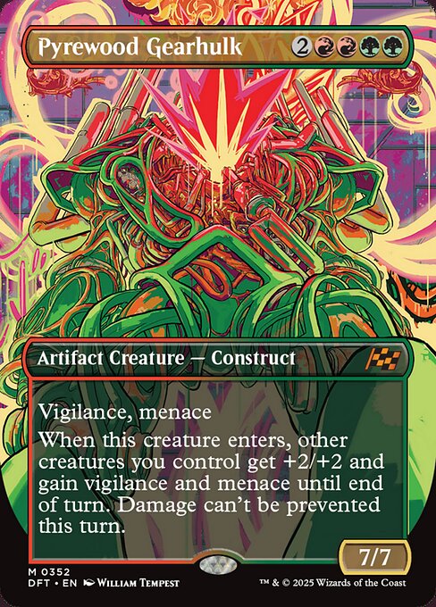 Aetherdrift - 352 - Pyrewood Gearhulk - Mythic - RG - Non-foil