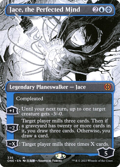Phyrexia: All Will Be One - 336 - Jace, the Perfected Mind - Mythic - U - Foil