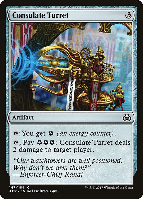 Aether Revolt - 147 - Consulate Turret - Common - C - Non-foil