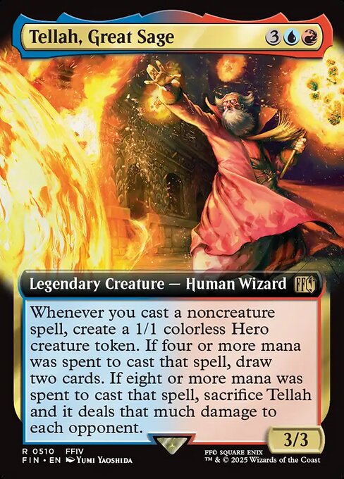 Final Fantasy - 510 - Tellah, Great Sage - Rare - UR - Non-foil