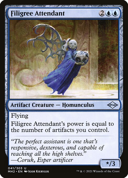 Modern Horizons 2 - 41 - Filigree Attendant - Uncommon - U - Non-foil