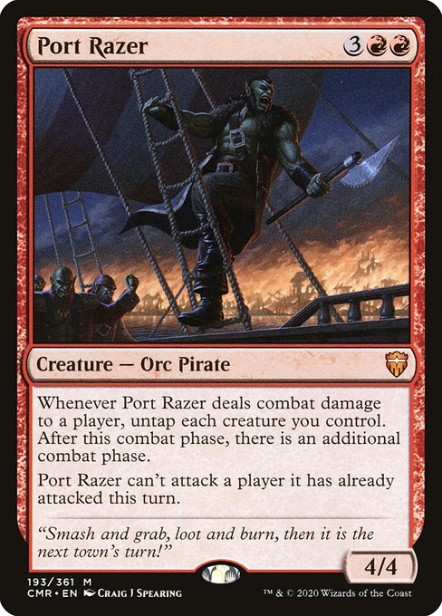 Commander Legends - 193 - Port Razer - Mythic - R - Non-foil