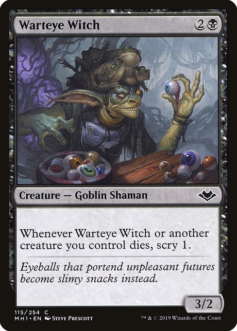 Modern Horizons - 115 - Warteye Witch - Common - B - Non-foil
