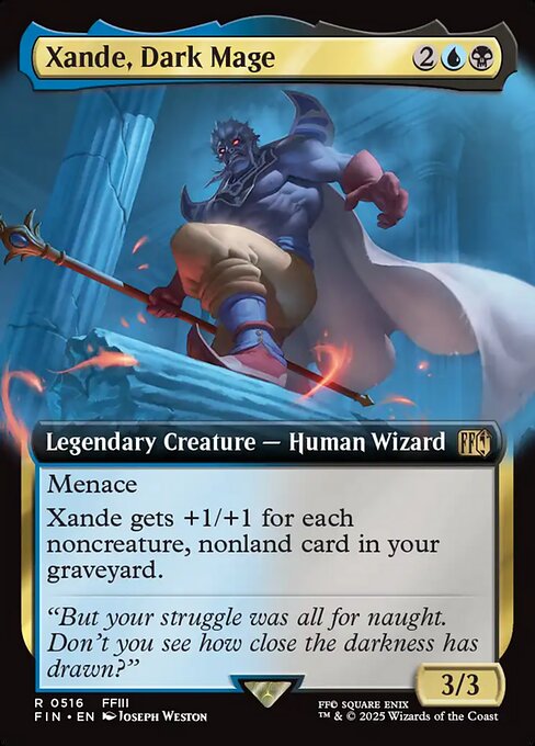 Final Fantasy - 516 - Xande, Dark Mage - Rare - UB - Non-foil