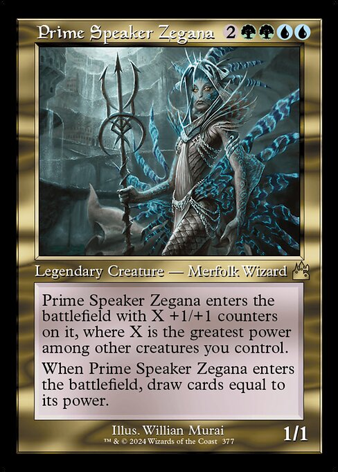Ravnica Remastered - 377 - Prime Speaker Zegana - Rare - UG - Non-foil