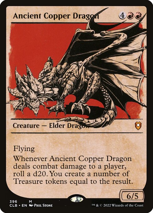 Commander Legends: Battle for Baldur's Gate - 396 - Ancient Copper Dragon - Mythic - R - Non-foil