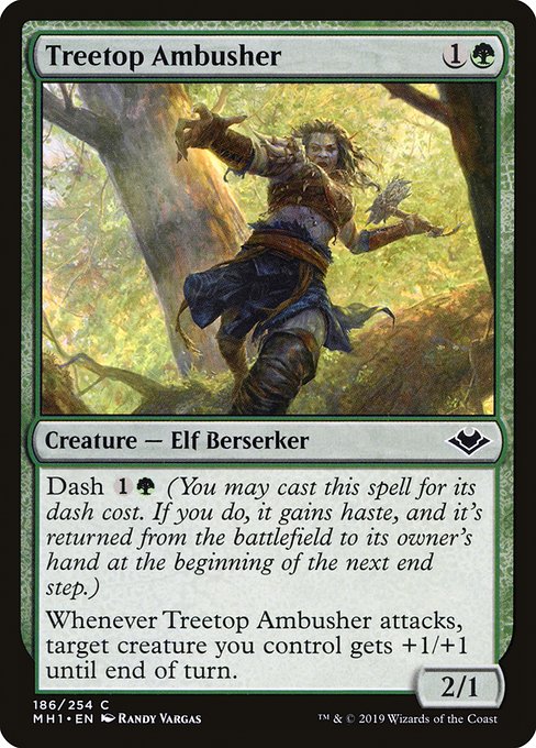 Modern Horizons - 186 - Treetop Ambusher - Common - G - Non-foil