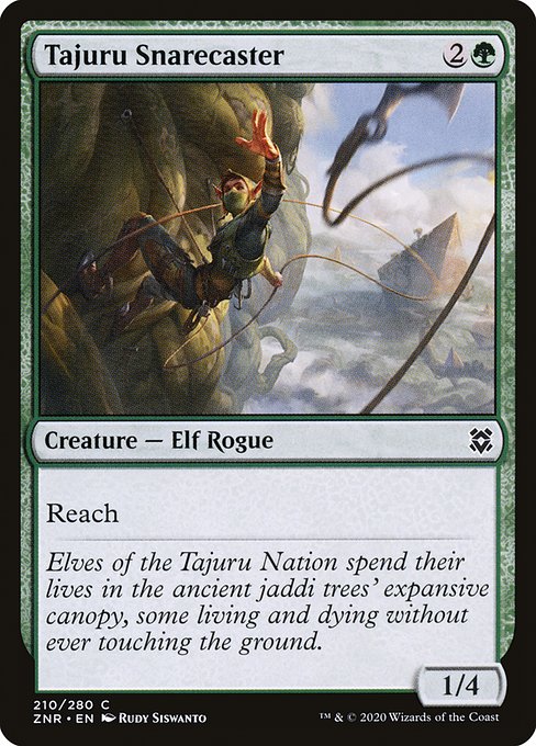 Zendikar Rising - 210 - Tajuru Snarecaster - Common - G - Non-foil