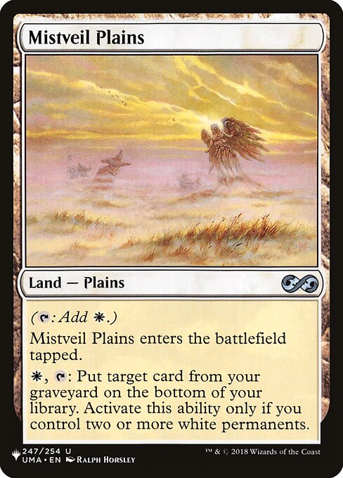The List - UMA-247 - Mistveil Plains - Uncommon - C - Non-foil