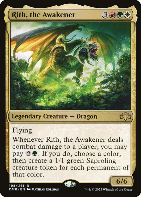 Dominaria Remastered - 198 - Rith, the Awakener - Rare - Multi - Non-foil