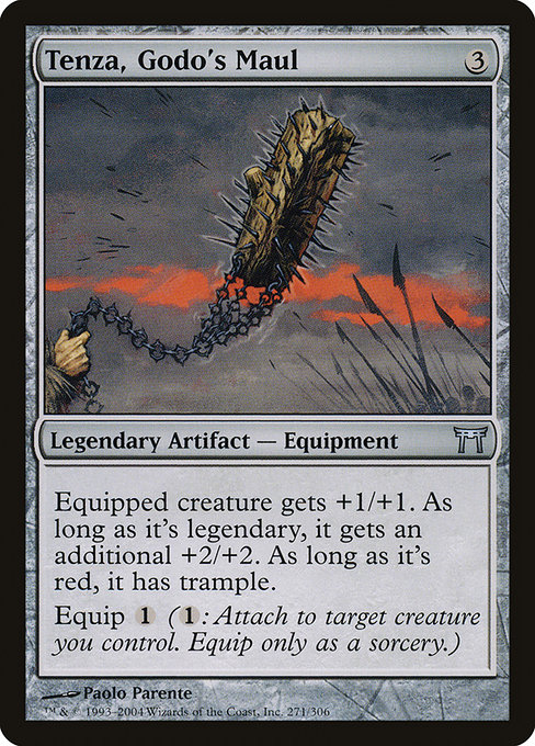 Champions of Kamigawa - 271 - Tenza, Godo's Maul - Uncommon - C - Non-foil