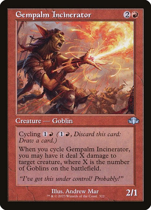 Dominaria Remastered - 322 - Gempalm Incinerator - Uncommon - R - Non-foil