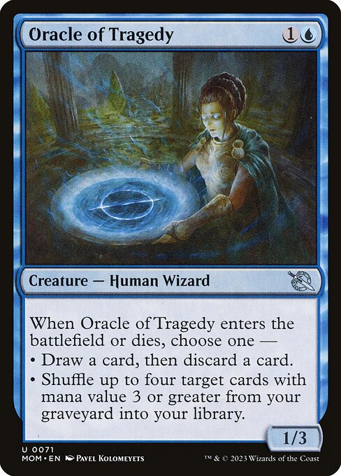 March of the Machine - 71 - Oracle of Tragedy - Uncommon - U - Non-foil