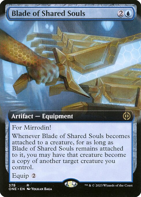 Phyrexia: All Will Be One - 378 - Blade of Shared Souls - Rare - U - Foil