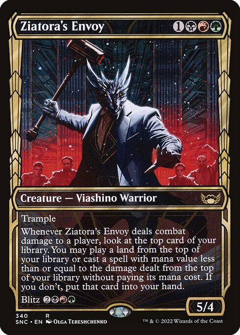 Streets of New Capenna - 340 - Ziatora's Envoy - Rare - Multi - Non-foil