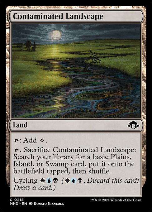 Modern Horizons 3 - 218 - Contaminated Landscape - Common - C - Non-foil