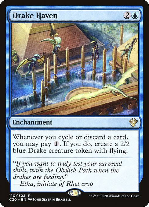 Commander 2020 - 110 - Drake Haven - Rare - U - Non-foil