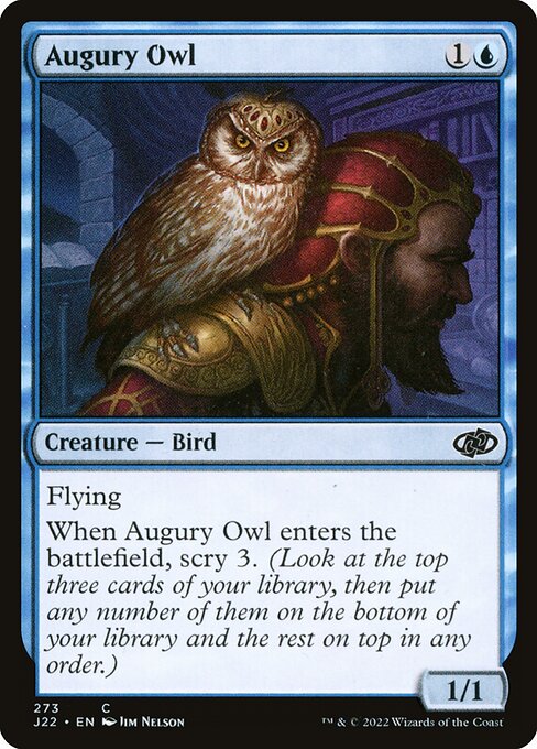 Jumpstart 2022 - 273 - Augury Owl - Common - U - Non-foil