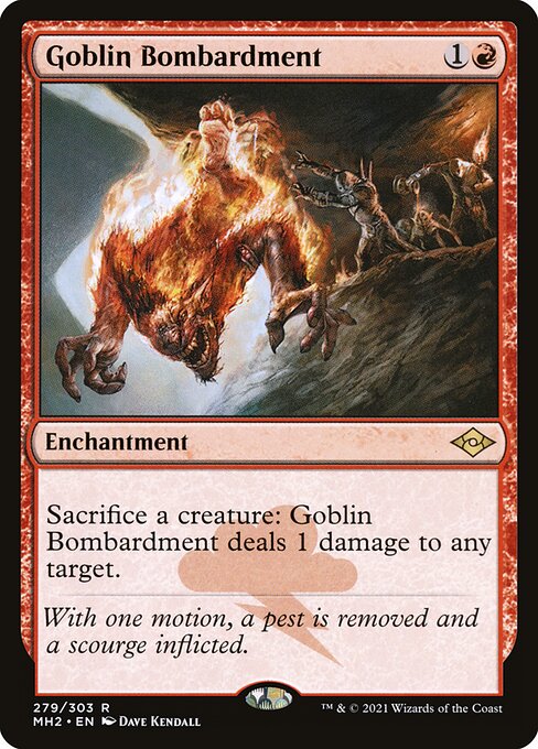 Modern Horizons 2 - 279 - Goblin Bombardment - Rare - R - Non-foil
