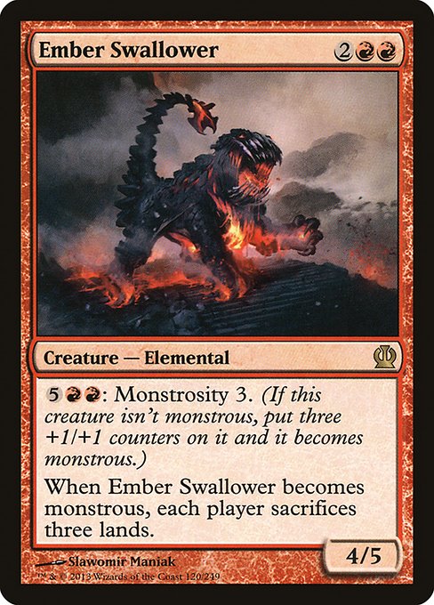 Theros - 120 - Ember Swallower - Rare - R - Non-foil